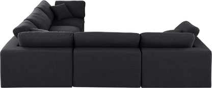 Comfy - 5 Piece Linen Modular Corner Sectional