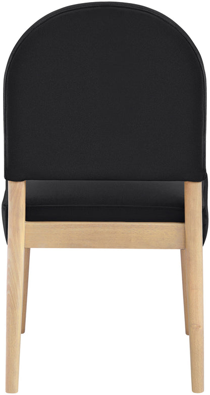 Varinelle - Velvet Dining Chair (Set of 2) - Natural Frame