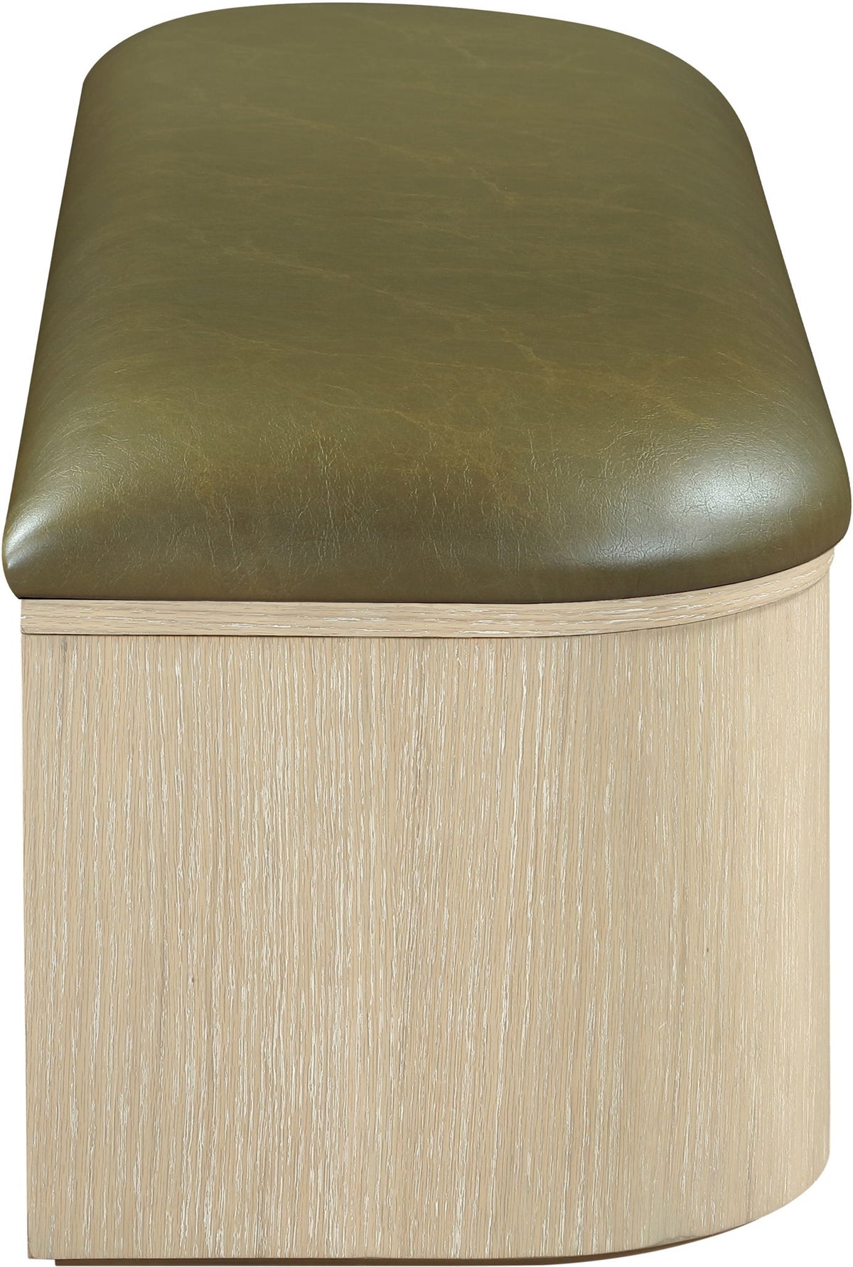 Velden - Upholstered Storage Bench With Stained Natural Base