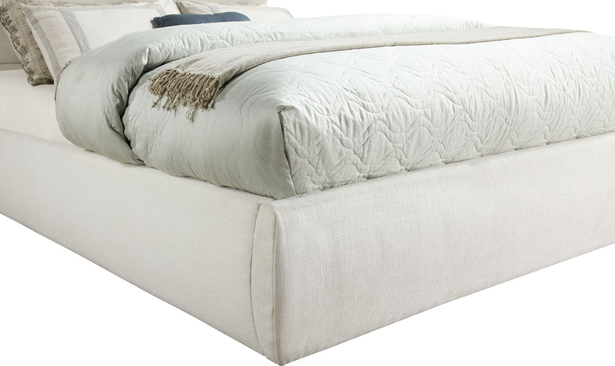 Adam - Linen Fabric Bed With 89" Headboard