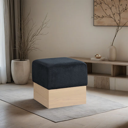 Havre - Ottoman / Stool With Natural Base