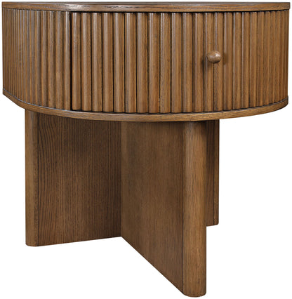 Cortland - Acacia Veneer And Solid Wood Night Stand