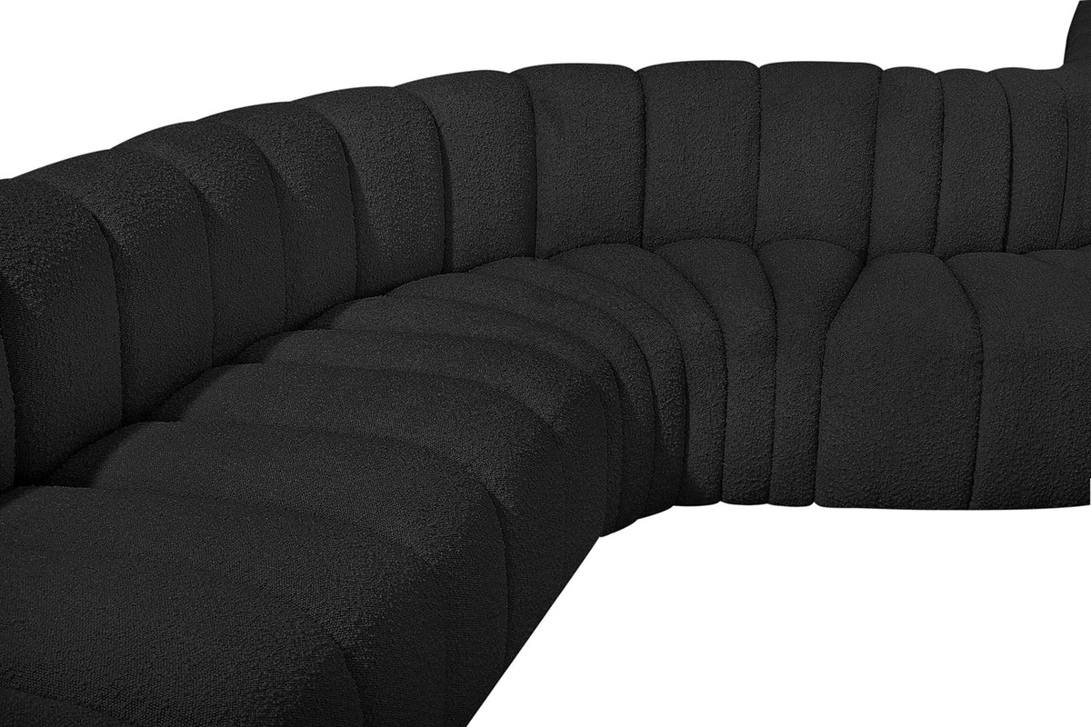 Arc - Boucle Fabric Modular Sectional