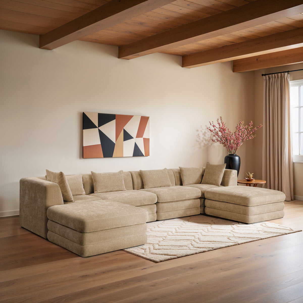Stellar - 6 Piece Upholstered Modular Sectional