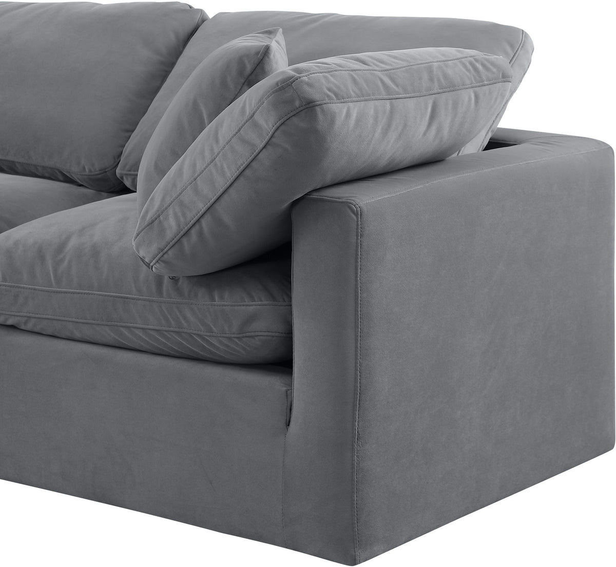 Indulge - Velvet 5 Piece Modular Sectional