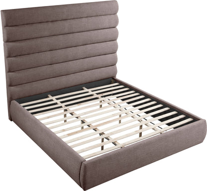 Adam - Linen Fabric Bed With 70.5" Headboard