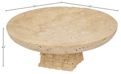 Colannade - Genuine Travertine Bowl