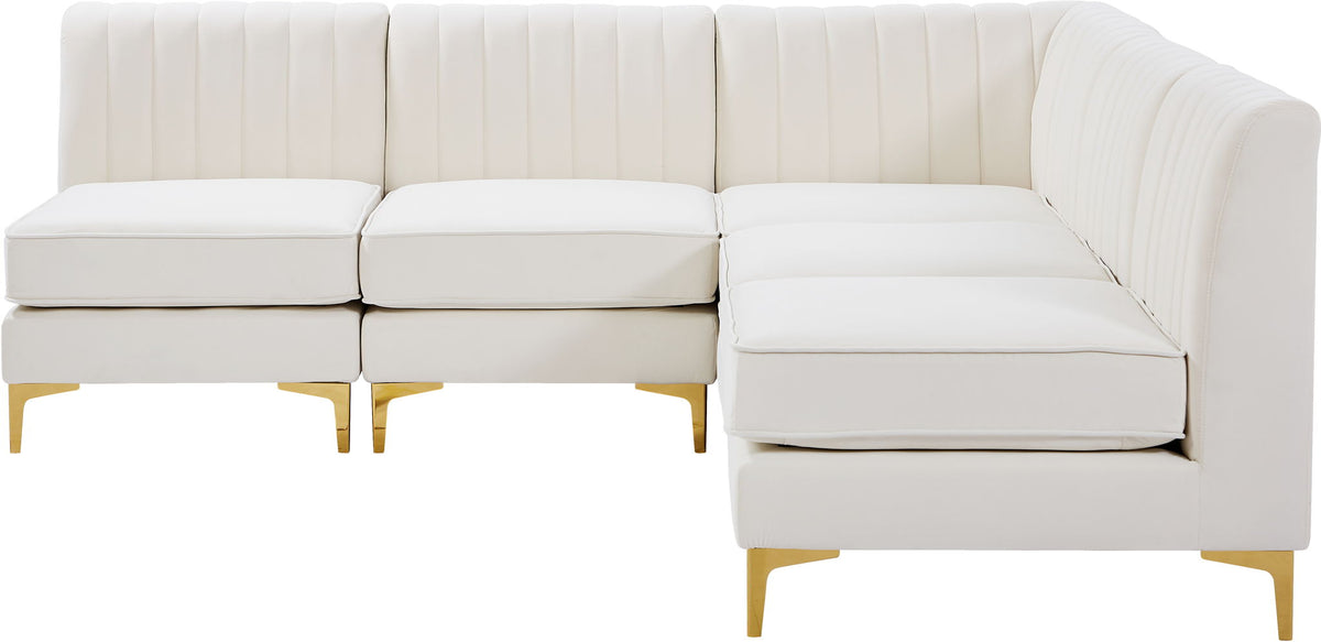Alina - 5 Piece Armless Sectional