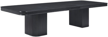 Mohari - Solid Wood And Oak Veneer 112" / 160" Dining Table