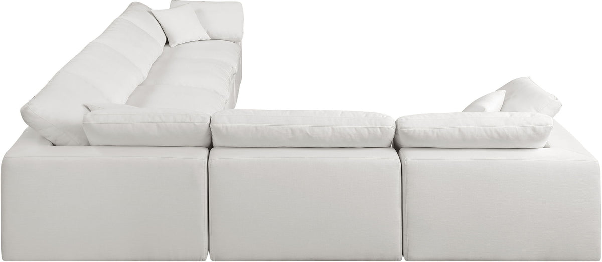 Comfy - 6 Piece Linen Modular Corner Sectional