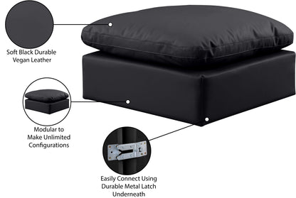 Indulge - Faux Leather Ottoman