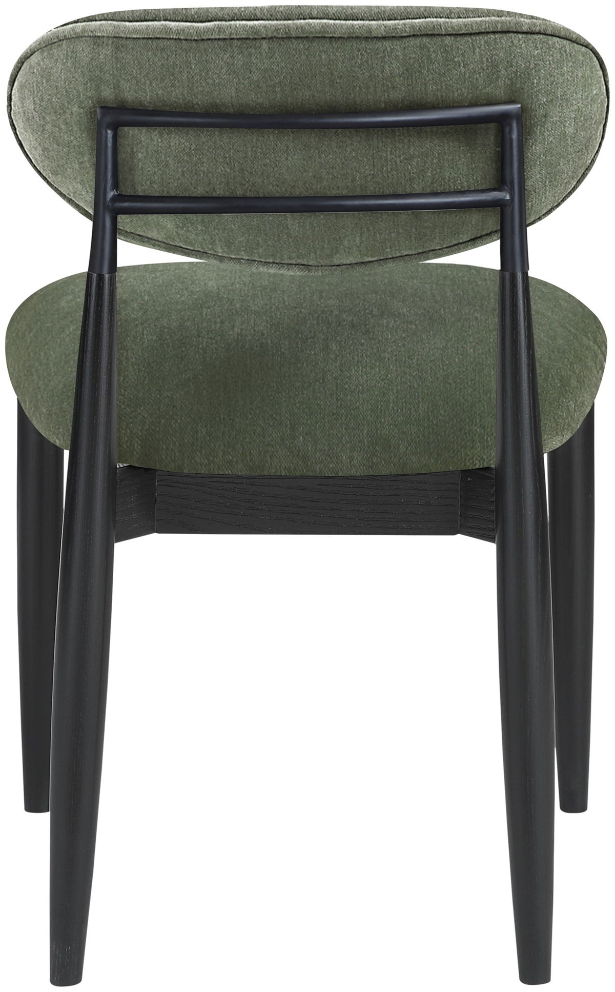 Riccio - Fabric Dining Side Chair (Set of 2) - Black Frame