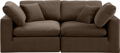 Comfy - Velvet Modular Sofa 2 Seats