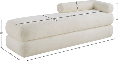 Kennedy - Teddy Fabric Bench