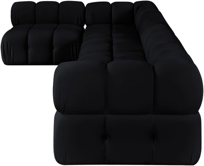 Orin - Velvet 5 Piece Modular Sectional