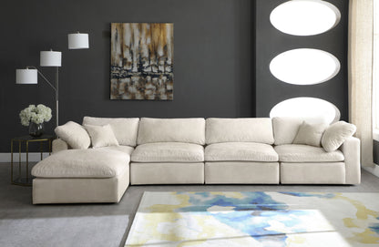 Cozy - 5 Piece Modular Sectional With Chaise
