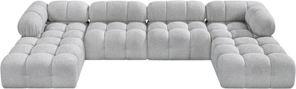Ames - 6 Piece Fabric Modular U-Shaped Sectional