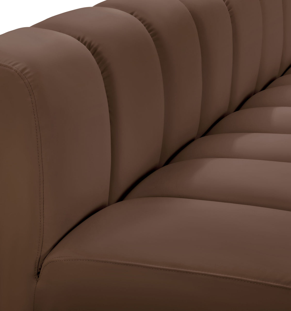 Arc - Faux Leather Straight Chair