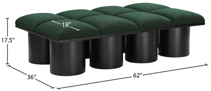 Pavilion - 8 Piece Modular Bench With Black Base