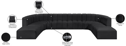 Arc - Faux Leather Modular Sectional