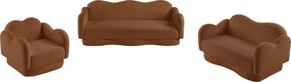 Bloom - Teddy Fabric Sofa - Saddle