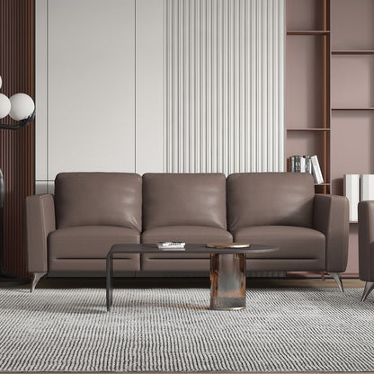 Malaga - Sofa - Taupe Leather