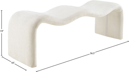 Willow - Chenille Bench