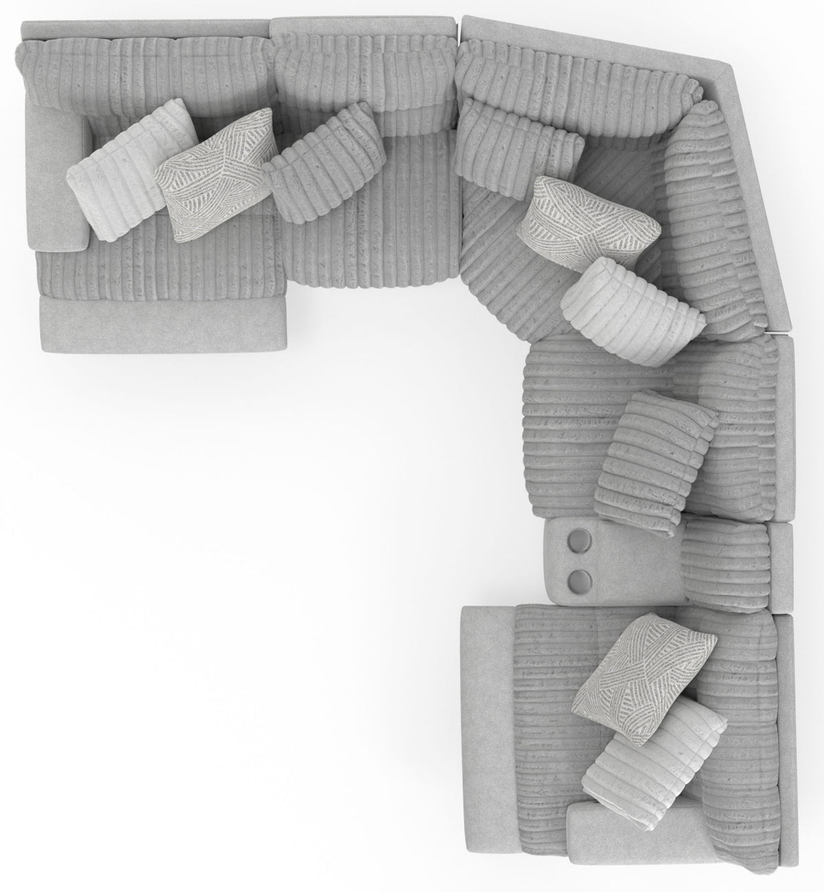 Abraxas - 6 Piece Reclining Sectional