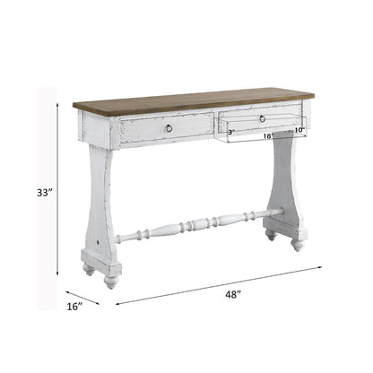 Carminda - Console Table - Antique White