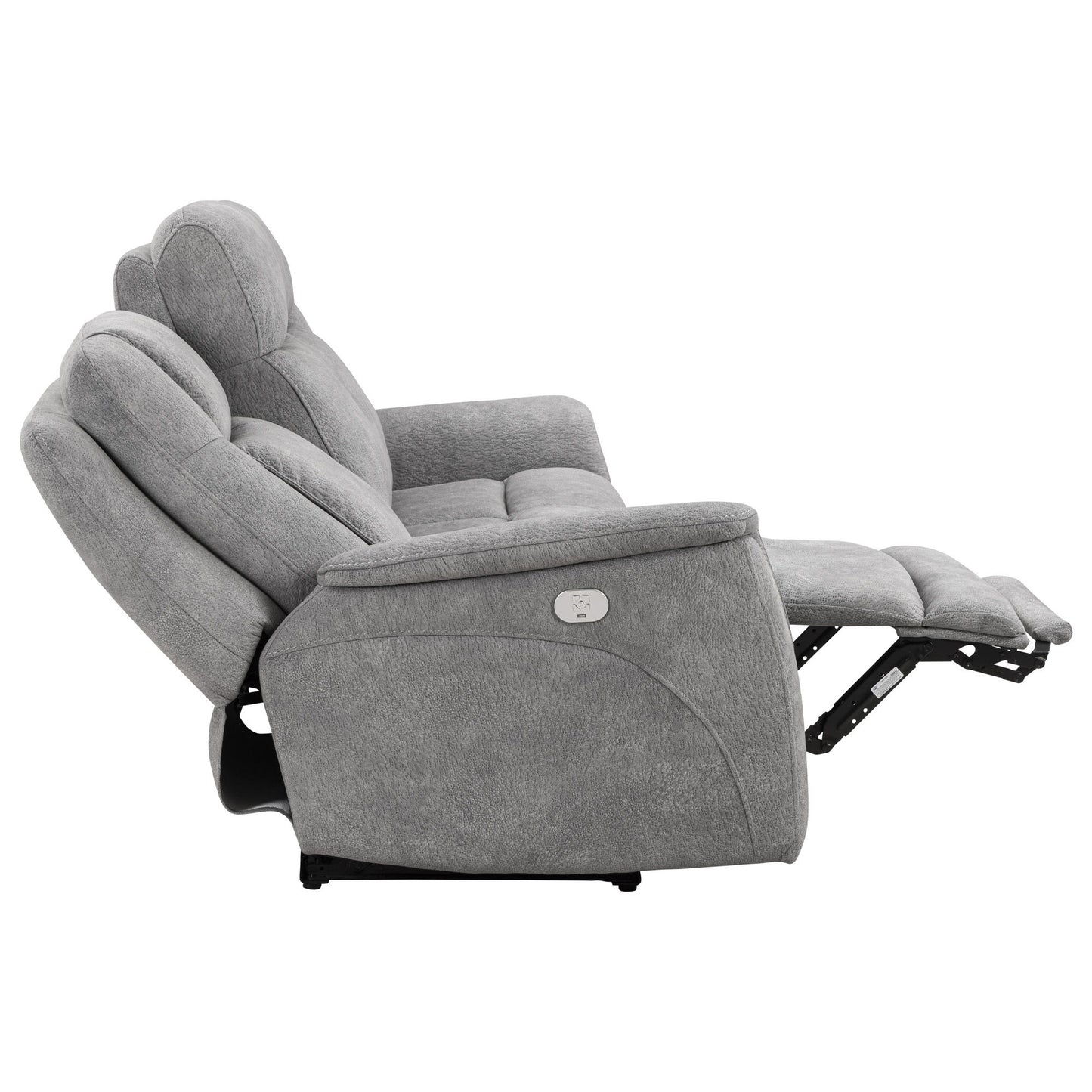 Linus - Zero Gravity Power Reclining Sofa - Hudson Gray