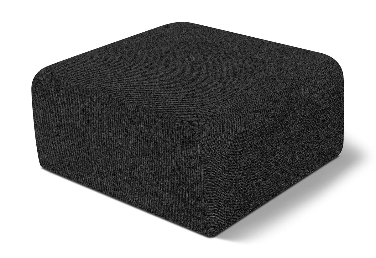Arc - Boucle Fabric Ottoman