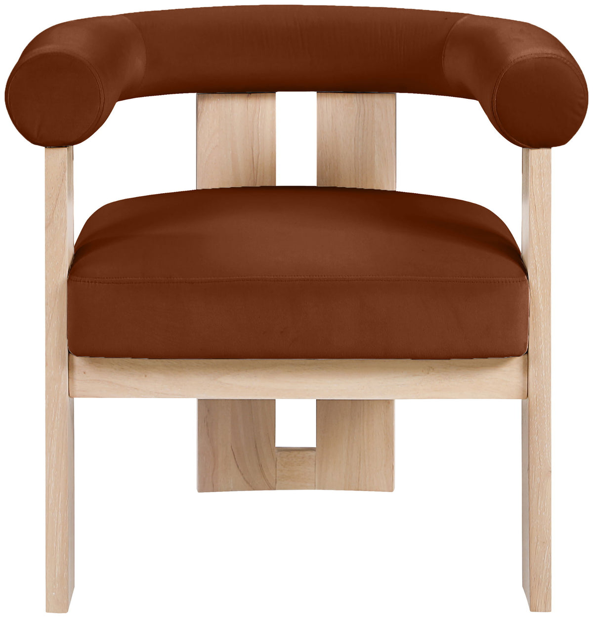 Arienzo - Performance Fabric Upholstered Accent Chair - Natural Base