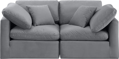 Indulge - Velvet 2 Seat Modular Sofa