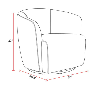 Mingle - Swivel Glider Accent Chair