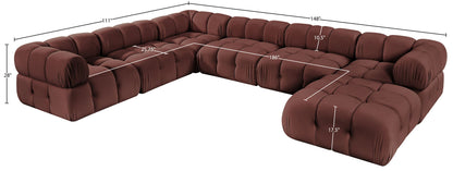 Orin - 7 Piece Modular Sectional (3 Modular Chairs, 3 Corner Chairs & Ottoman)