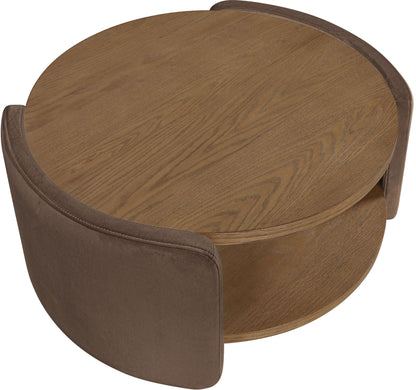 Wren - Velvet And Oak Veneer Coffee Table
