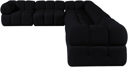 Orin - L-Shaped Velvet 6 Piece Modular Sectional