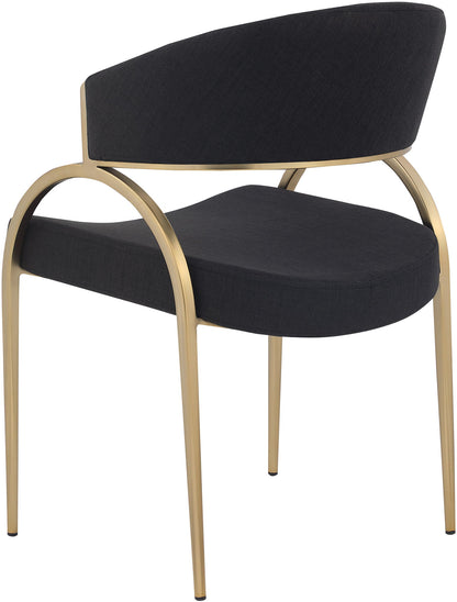 Privet - Dining Chair (Set of 2) - Gold Base