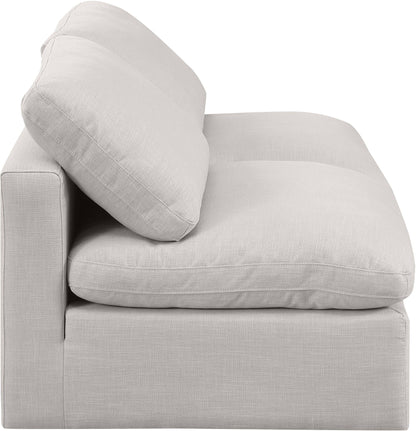 Indulge - Linen 2 Seat Modular Armless Sofa
