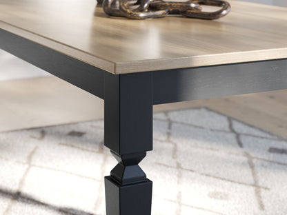 Brenkerton - Rectangular Dining Room Table - Grayish Brown / Black