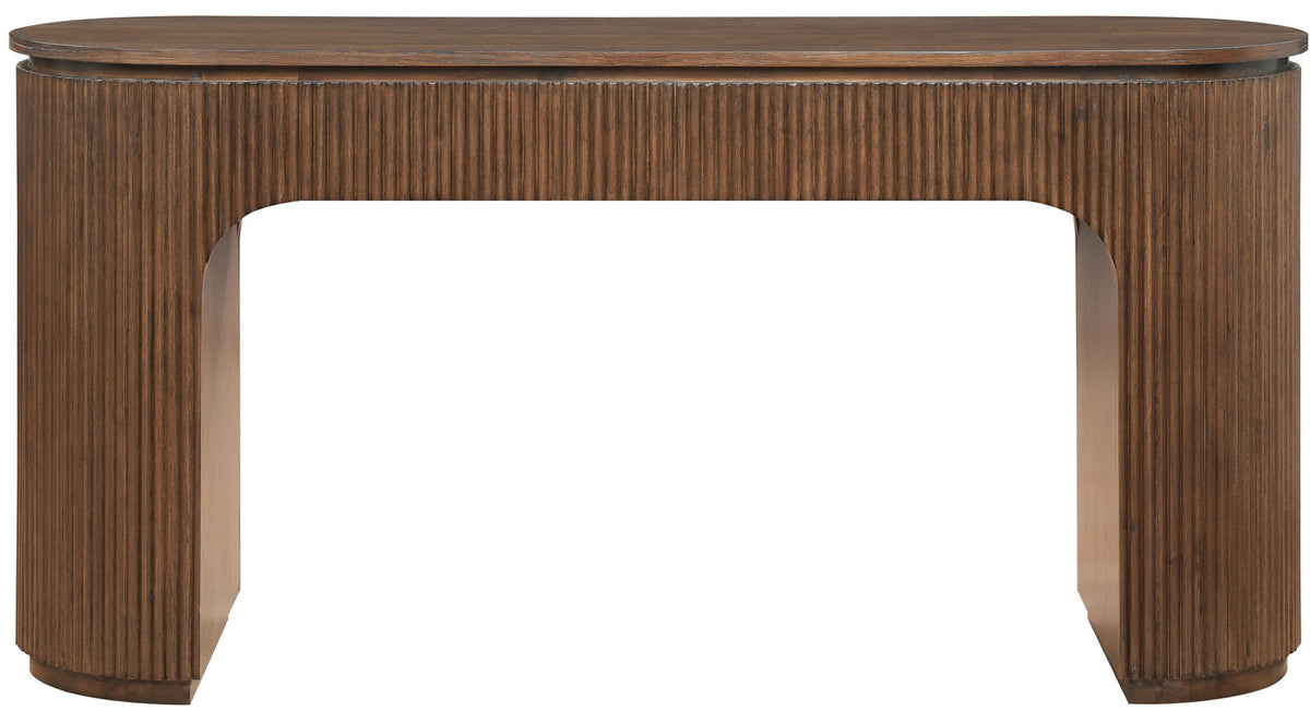 Astrid - Solid Wood And Oak Veneer Desk