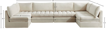 Jacob - Modular U-Shaped Sectional 6 Piece
