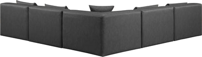 Cube - 5 Piece Modular Corner Armless Sectional