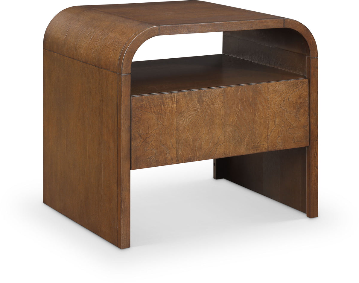 Giada - Solid Wood And Veneer Nightstand