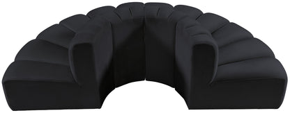 Arc - Velvet 4 Piece Modular Sofa