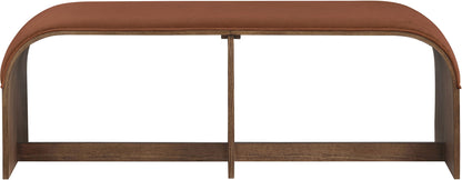 Sable - 52" Velvet Performance Fabric Upholstered Bench