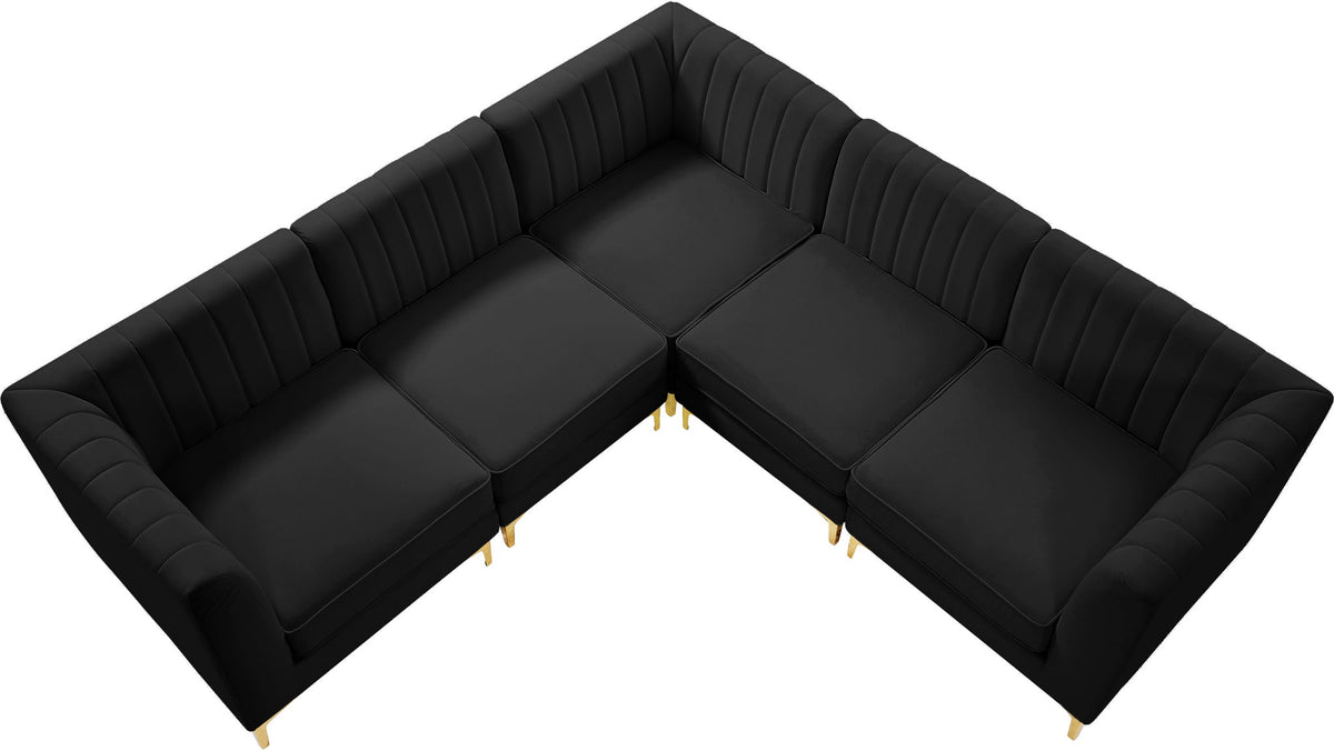 Alina - 5 Piece Modular Corner Sectional