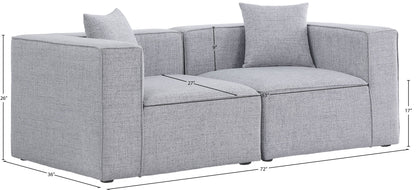 Cube - Linen Modular 2 Seat Sofa