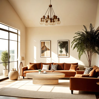Tivoli - Indoor / Outdoor Coffee Table - Travertine Concrete