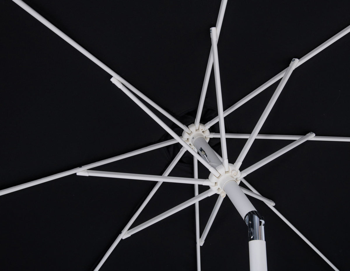 Fiji - Aluminum Patio Umbrella With Round White Base